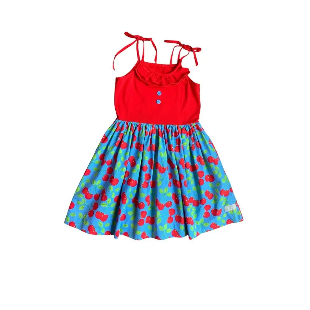 Eleanor Rose Cherry Judy Dress 7/8 years